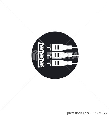 RCA cable icon vector illustration design 83524177