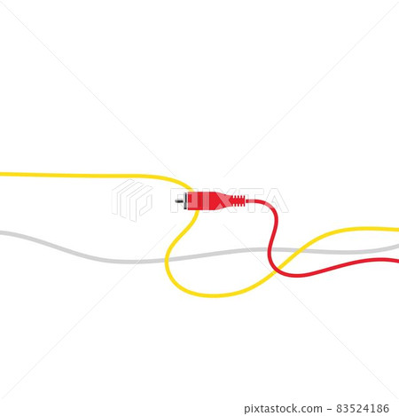 RCA cable icon vector illustration design 83524186