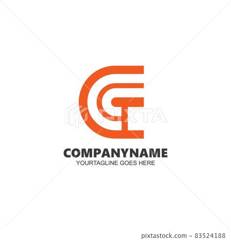 C Letter Template vector icon design - Stock Illustration [83524188 ...