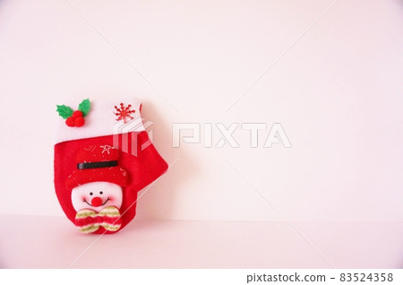 聖誕形象亮紅色雪人手套 聖誕形象亮紅色雪人手套 83524358