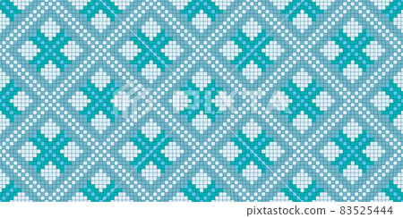 像素幾何圖案背景材料無縫 83525444