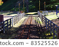 Straight rail on the track 83525526