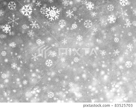 Background material Background Snowflake Snow Christmas crystal Winter wallpaper Watercolor flare Light gradation Beautiful 83525703