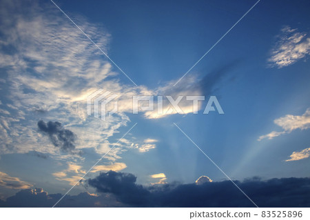 white clouds in the blue sky white clouds in the blue sky 83525896