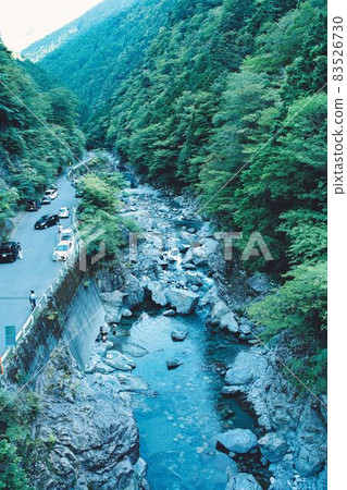 A bird's-eye view of the Mitai Valley 83526730