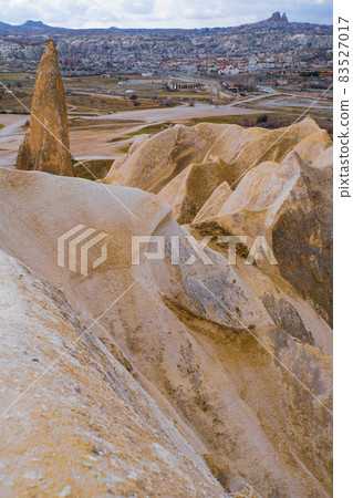 土耳其卡帕多西亞奇怪的岩層 土耳其卡帕多西亞奇怪的岩層 83527017