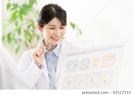 Nutritionist who gives nutritional guidance 83527533