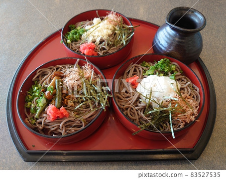 Image material of three-color split child of Izumo soba Image material of three-color split child of Izumo soba 83527535