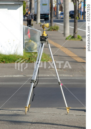 測量、測量、土木工程、道路、測量、測量、戶外、三腳架 83527830