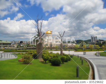 Brunei Bandar Seri Begawan Old Mosque Diorama Style Brunei Bandar Seri Begawan Old Mosque Diorama Style 83529682