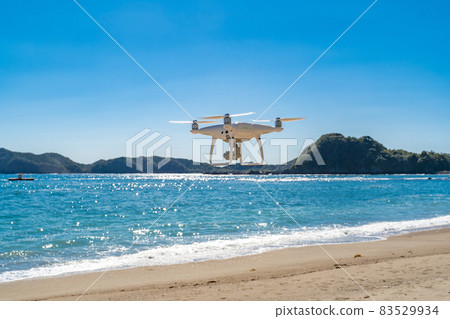 Drone, sea and blue sky 83529934
