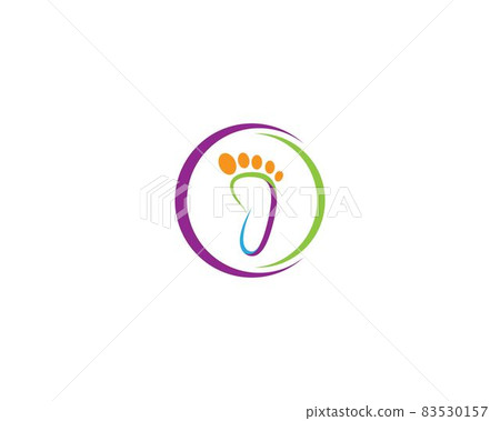 Foot therapist logo vector Foot therapist logo vector 83530157