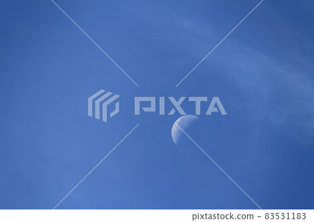 White moon (moon age 23.7) visible during the daytime White moon (moon age 23.7) White moon (moon age 23.7) visible during the daytime White moon (moon age 23.7) 83531183