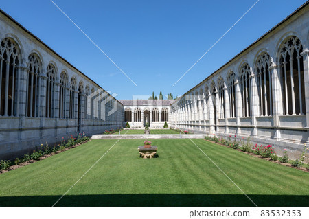 Panoramic view of interior of Campo Santo Panoramic view of interior of Campo Santo 83532353