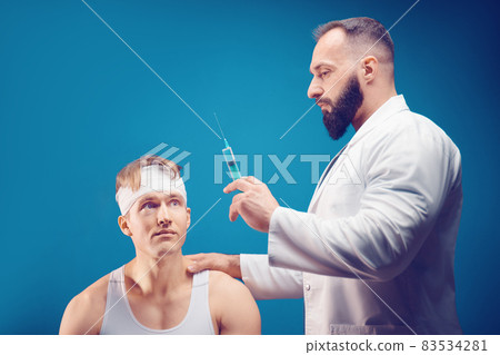 Patient at the doctor's office. Health care concept Patient at the doctor's office. Health care concept 83534281
