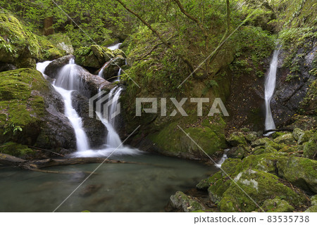 Uguisu Waterfall (Kamiyama Town, Myozai District, Tokushima Prefecture) Uguisu Waterfall (Kamiyama Town, Myozai District, Tokushima Prefecture) 83535738
