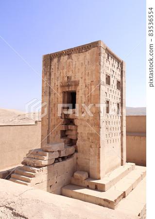 Cube of Zoroaster (Ka'ba-ye Zartosht ), necropolis Naqsh-e Rustam, Fars province, Iran 83536554