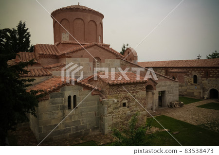 Exterior view to Church of Saint Mary in Apollonia, Fier, Albania Exterior view to Church of Saint Mary in Apollonia, Fier, Albania 83538473
