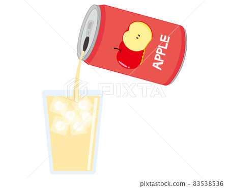 Canned juice aluminum can vector illustration 83538536