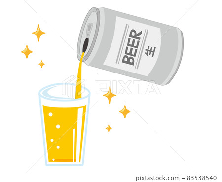 罐裝啤酒罐頭矢量圖 83538540