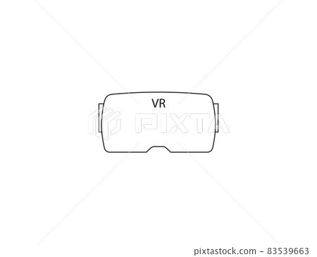 Device, virtual reality, vr icon. Vector illustration. Flat design. Device, virtual reality, vr icon. Vector illustration. Flat design. 83539663