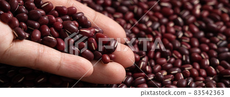 紅豆 豆子 adzuki bean red raw あずき 小豆 アズキ 83542363
