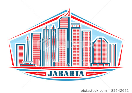 Vector illustration of Jakarta 83542621