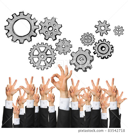 Business and teamwork concept 83542718