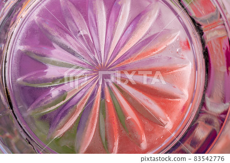 Glass bottom, colorful background 83542776