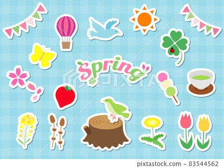 平面和簡單的彈簧插圖集 平面和簡單的彈簧插圖集 83544562