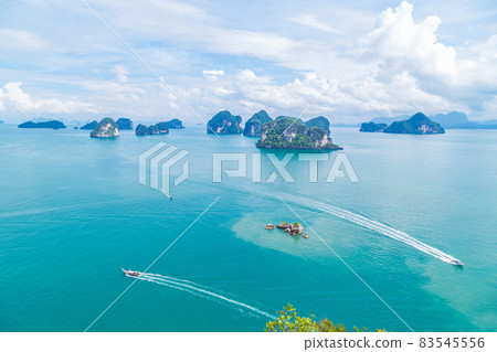Koh Hong island view point to Beautiful scenery view 360 degree, Thailand. Koh Hong island view point to Beautiful scenery view 360 degree, Thailand. 83545556