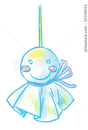 願下雨時晴天的彩虹色teru teru bozu 83546055