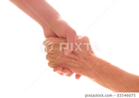 老人和年輕人手牽手圖片素材伸出 老人和年輕人手牽手圖片素材伸出 83546075