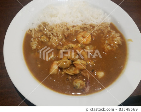 seafood curry 83549569