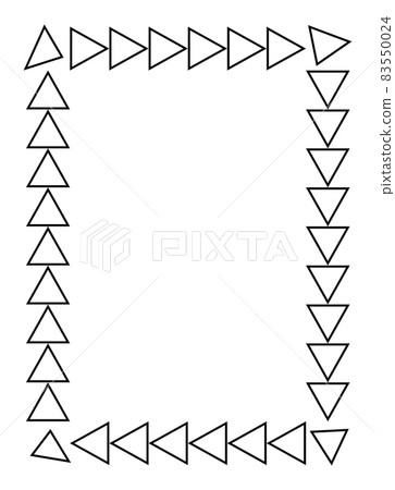 black rectangular frame. A4 format. Vector Illustration. EPS10 black rectangular frame. A4 format. Vector Illustration. EPS10 83550024