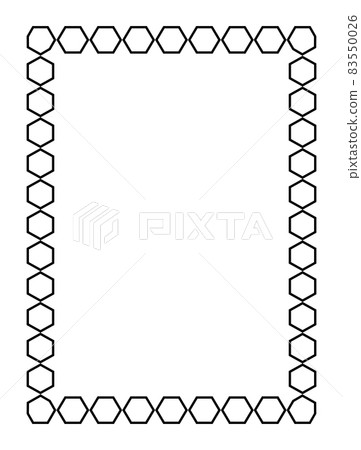 black rectangular frame. A4 format. Vector Illustration. EPS10 black rectangular frame. A4 format. Vector Illustration. EPS10 83550026