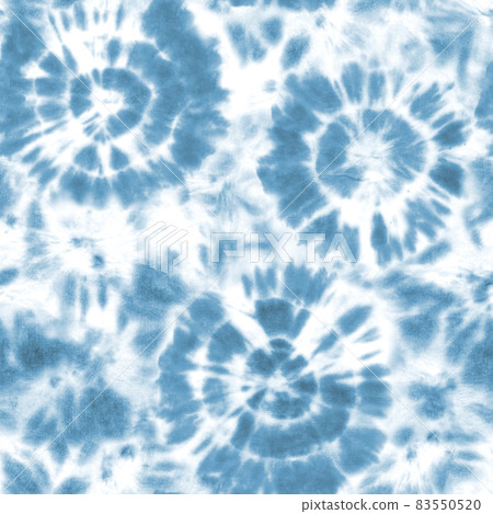 Tie dye shibori seamless pattern. Watercolour - Stock