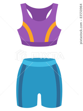 Icon of top and shorts for training. 83550964