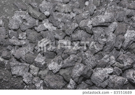 Black Fossil Coking Coal Fuel for Metal Smelting Texture Background 83551689