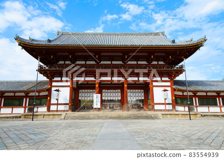 Central Gate of the Great Buddha Hall at Todaiji Temple Central Gate of the Great Buddha Hall at Todaiji Temple 83554939