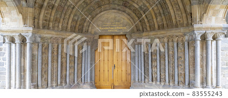 Gothic basilica Saint Procopius in Trebic, UNESCO site 83555243