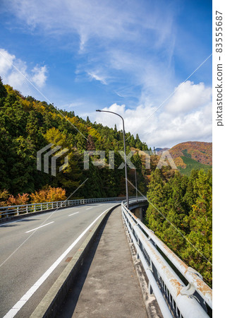 Autumn Shiman Onsen along National Highway 353 83555687
