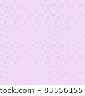 Seamless repeating winter pattern with snowflakes in white-pink-blue color  83556155