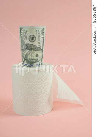 American dollar bill, saving concept American dollar bill, saving concept 83556864