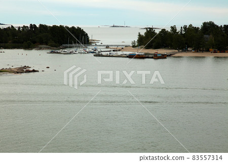 Helsinki harbor landscape 83557314