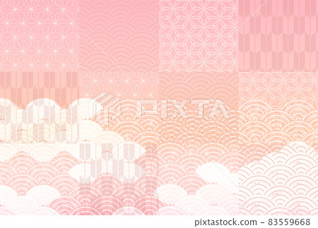 日本圖案新年賀卡紋理背景 日本圖案新年賀卡紋理背景 83559668