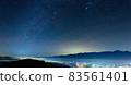 滿天繁星和廣闊夜景 83561401