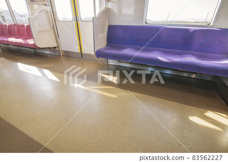 京王線優先座椅藍色車內座椅門車內 83562227