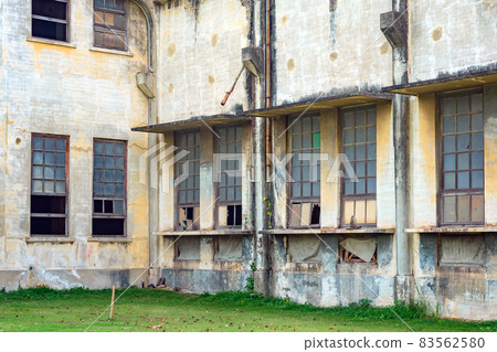The old paper mill used to produce paper and banknotes during World War II, transformed into a new public attraction in Kanchanaburi, Thailand. (Cultural Economics with Tourism). Historical buildings. The old paper mill used to produce paper and banknotes during World War II, transformed into a new public attraction in Kanchanaburi, Thailand. (Cultural Economics with Tourism). Historical buildings. 83562580