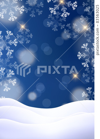Christmas snow scenery background 83563025